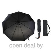 Зонт мужской автомат,  ветроустойчивый,  цвет черный